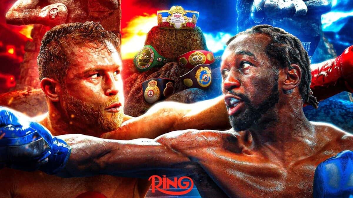 Canelo vs Crawford belts