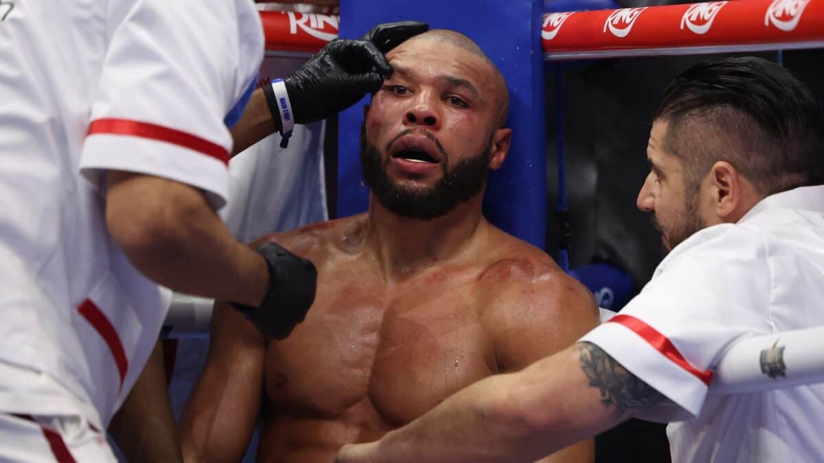 Chris Eubank Jr corner