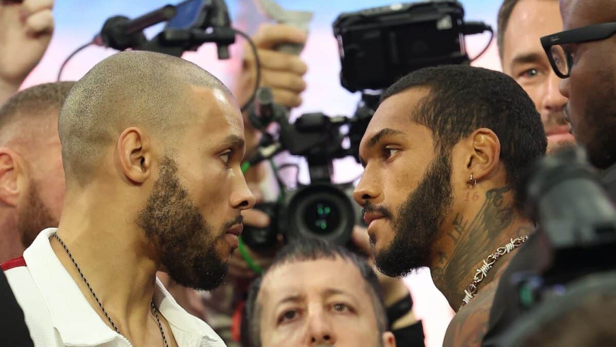 Chris Eubank Jr weight vs Benn