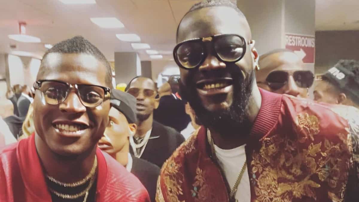 Tyrrell Herndon and Deontay Wilder