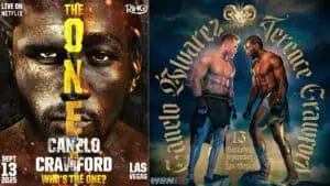 Canelo vs Crawford new posters