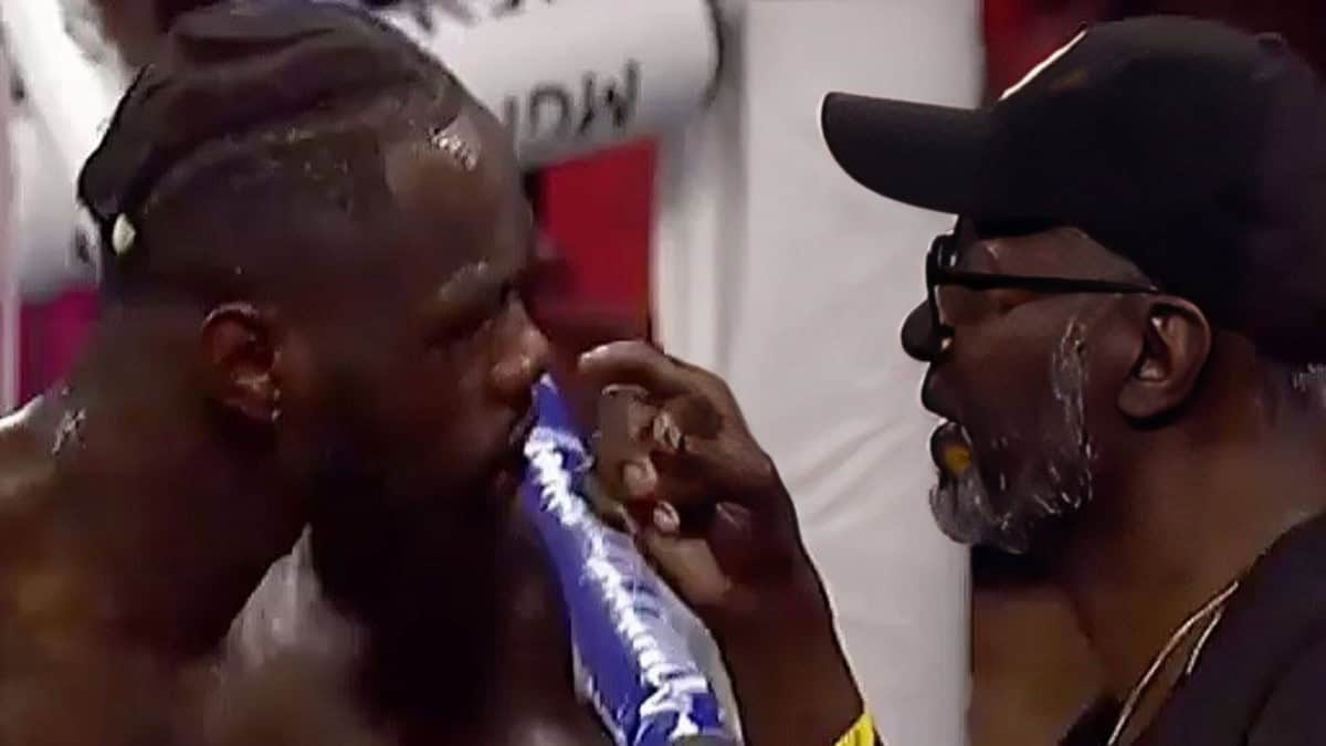 Deontay Wilder and Mark Breland
