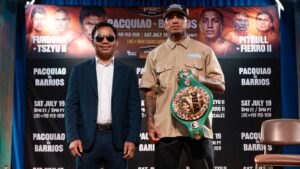 Pacquiao vs Barrios presser