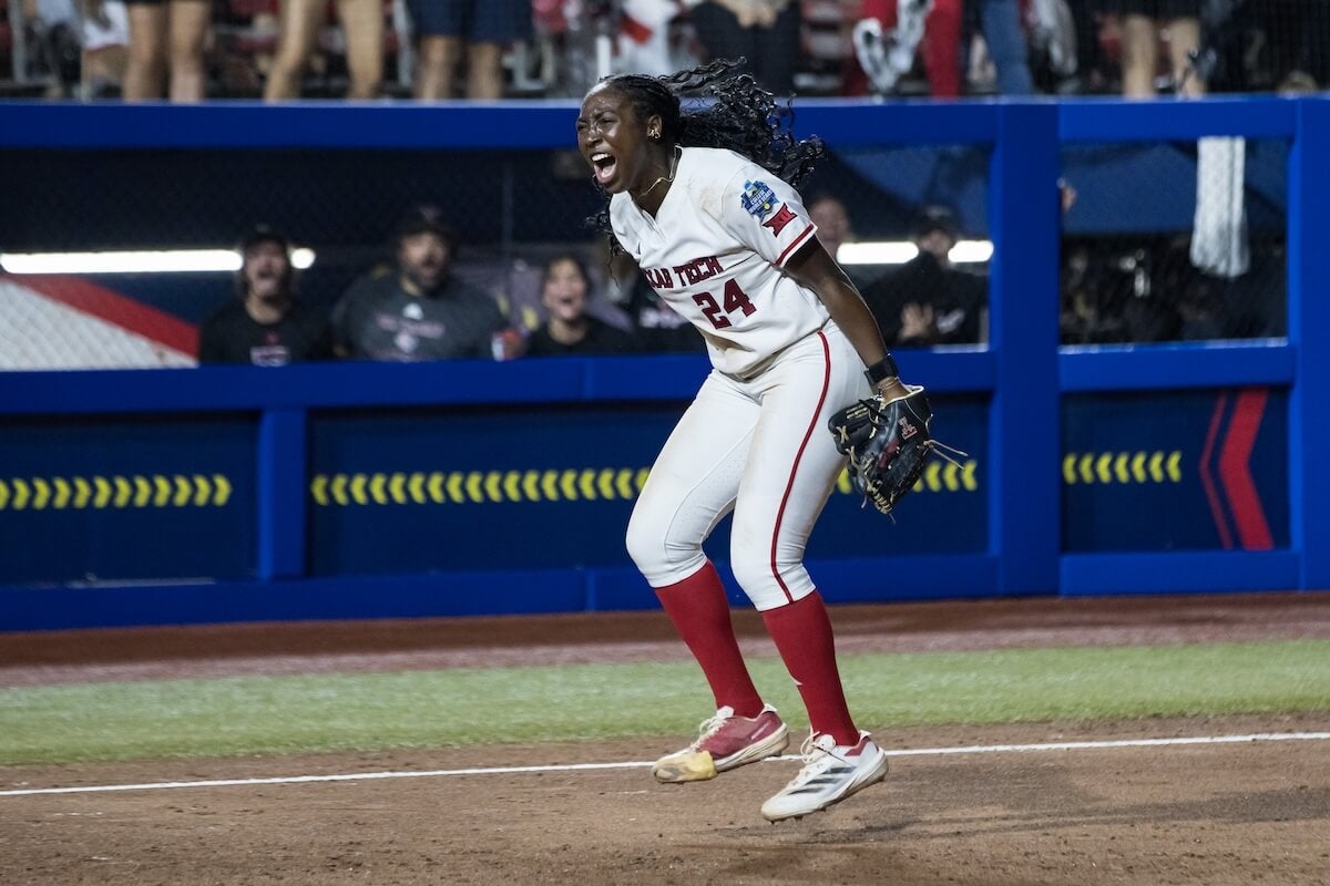 NiJaree Canady з Texas Tech зриває спробу Техасу зрівняти рахунок у WCWS