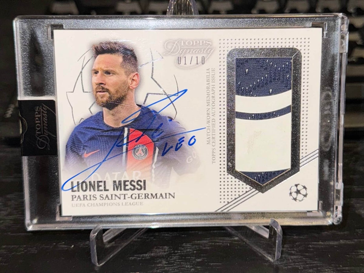 Topps підтверджує автентичність автографів Ліонеля Мессі та замінить усі, які не оцінить PSA