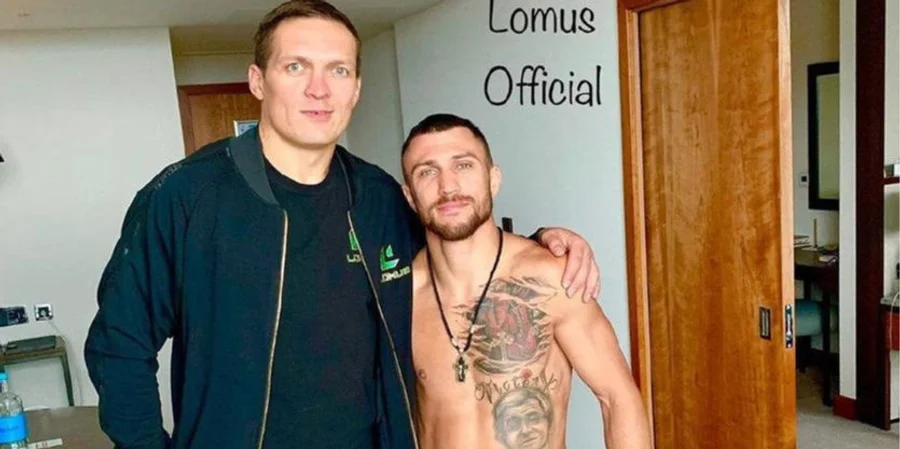 Усик і Ломаченко (Фото: instagram.com/lomus_official)