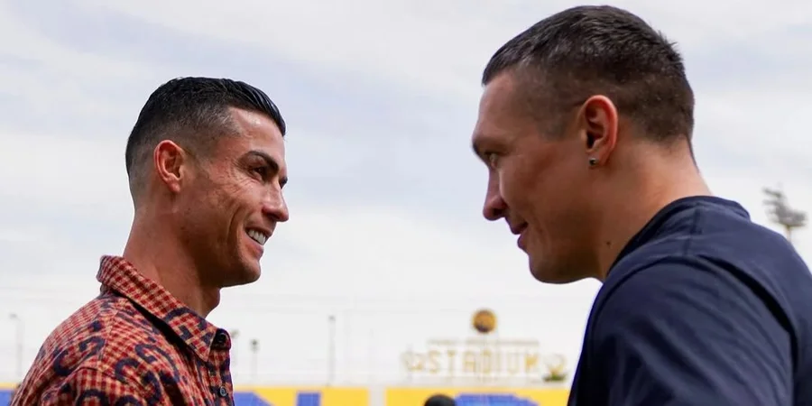 Роналду та Усик неодноразово зустрічалися (Фото: instagram.com/cristiano)