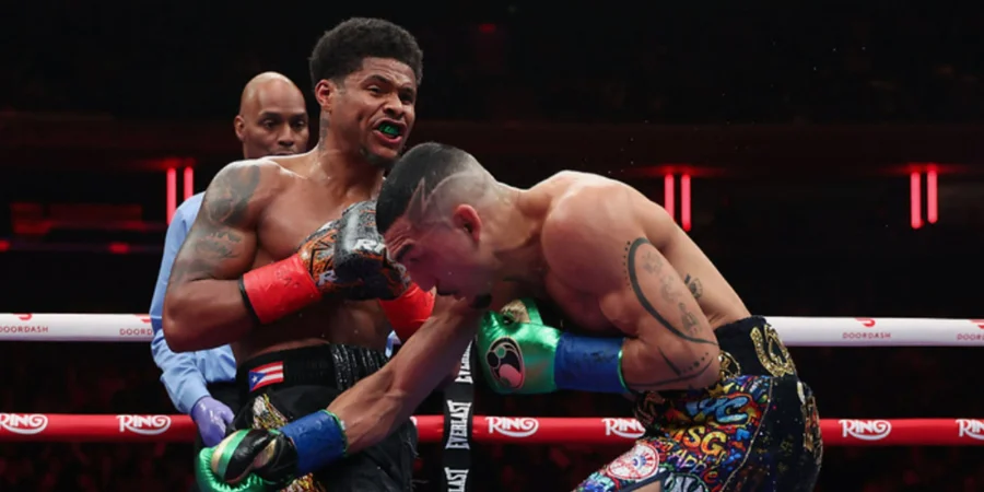 Шакур Стівенсон переміг Теофімо Лопеса (Фото: DAZN Boxing)