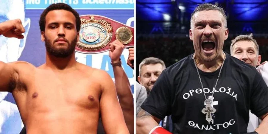 Мозес Ітаума та Олександр Усик (Фото: proboxing-fans.com)